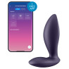 Satisfyer Plug vibrant connecté Power Plug 7.5 x 2.5cm Violet